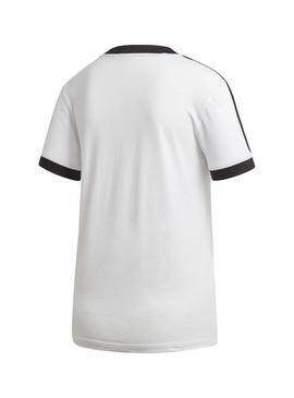 Camiseta Adidas 3 STR Blanco Para Mujer