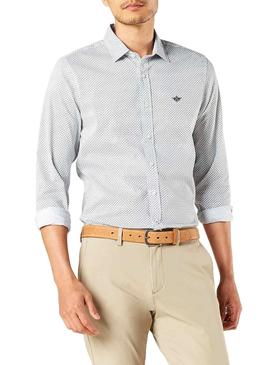 Camisa Dockers Refined Poplin Azul Hombre