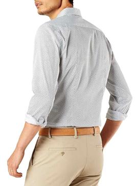 Camisa Dockers Refined Poplin Azul Hombre