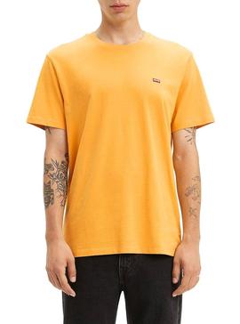 Camiseta Levis Original Path Amarillo Para Hombre