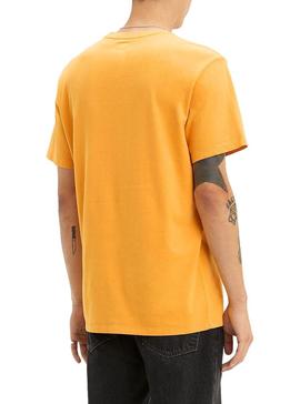 Camiseta Levis Original Path Amarillo Para Hombre