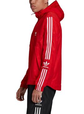 Cortavientos Adidas Lock Rojo Para Hombre