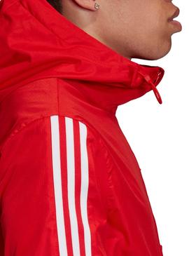 Cortavientos Adidas Lock Rojo Para Hombre