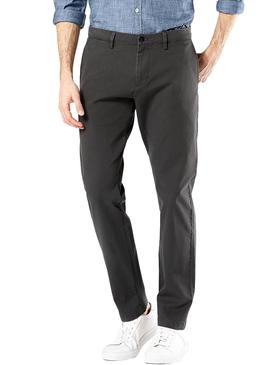 Pantalon Dockers Smart 360 Chino Taper Gris Hombre