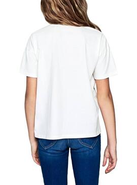 Camiseta Pepe Jeans Celine Blanco Para Niña