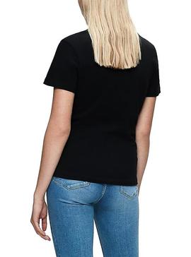 Camiseta Calvin Klein Blocking Monogram Negro 