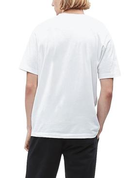 Camiseta Calvin Klein Mirrored Monogram Blanco