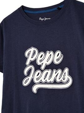 Camiseta Pepe Jeans Trenan Marino Para Niño