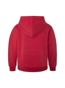 Sudadera Pepe Jeans Stevens Rojo Para Niño