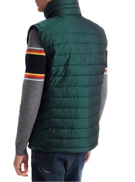 Chaleco Superdry Zip Fuji Verde Hombre