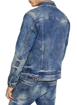 Chaqueta Diesel Nhill Azul Hombre