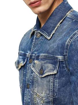 Chaqueta Diesel Nhill Azul Hombre