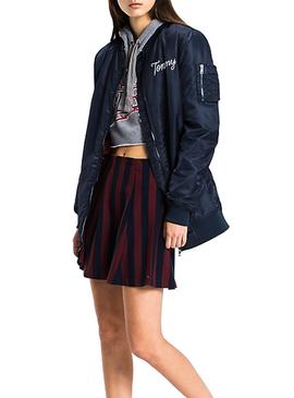 Bomber Tommy Hilfiger Nylon Azul