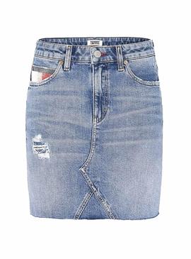 Falda Tommy Jeans Denim AKR Para Mujer