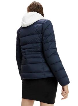 Cazadora Tommy Jeans Modern Marino Para Mujer