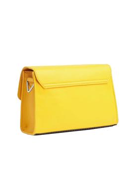 Bolso Tommy Jeans Bold Crossover Amarillo Mujer