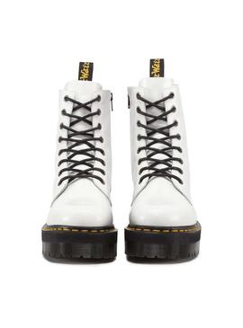 Botas Dr Martens Retro Jadon 8 EYE Blanco Mujer