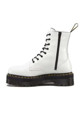 Botas Dr Martens Retro Jadon 8 EYE Blanco Mujer