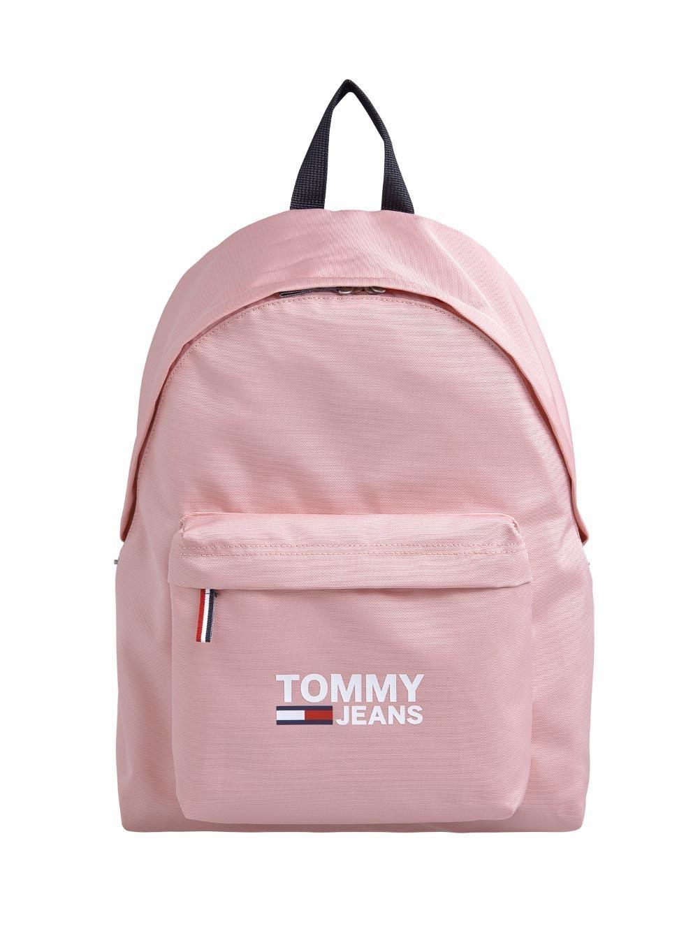 Mochila Tommy Jeans Cool City Rosa Para Mujer