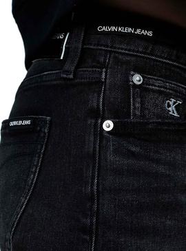 Short Calvin Klein Jeans Belt Negro Mujer