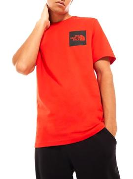 Camiseta The North Face Fine Rojo Hombre