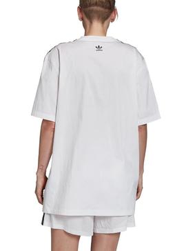 Camiseta Adidas Fiorucci Blanco Mujer