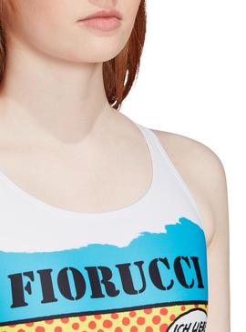 Body Adidas Fiorucci Blanco Mujer