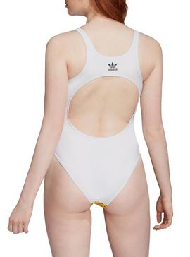 Body Adidas Fiorucci Blanco Mujer