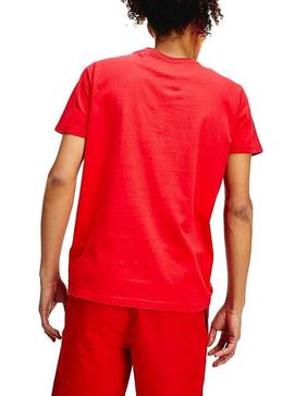 Camiseta Tommy Jeans Corp Rojo Hombre