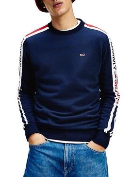 Sudadera Tommy Jeans Branded Azul Hombre