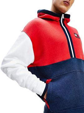 Sudadera Tommy Jeans Color Hoodie Hombre