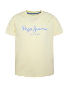 Camiseta Pepe Jeans Art Amarillo Niño