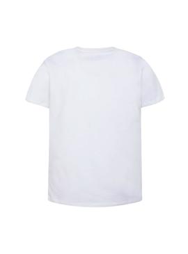 Camiseta Pepe Jeans Aki Blanco Niño