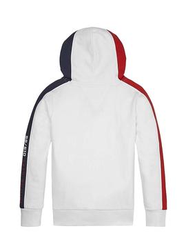 Sudadera Tommy Hilfiger Fluor Blanco Niño