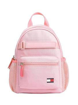 Seguro Chapoteo polilla Mochila Tommy Hilfiger Mini Rosa Niña