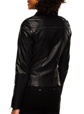 Cazadora Naf Naf Lentejuelas Negro Mujer