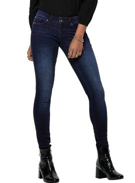 Pantalon Vaquero Only Coral Dark Mujer