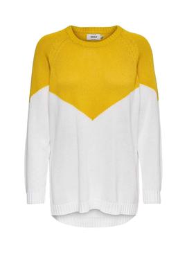 Jersey Only Sara Amarillo Mujer