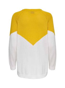Jersey Only Sara Amarillo Mujer