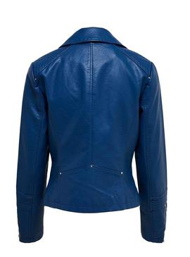 Cazadora Only Gemma Biker Azul Mujer