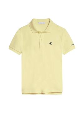 Polo Calvin Klein Essential Amarillo para Niño