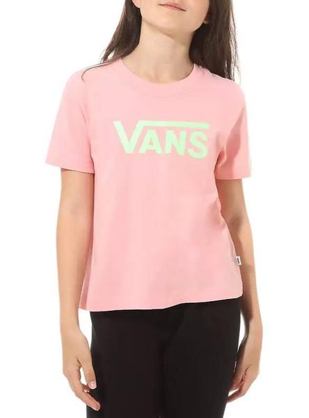 Camisetas vans rosas sales
