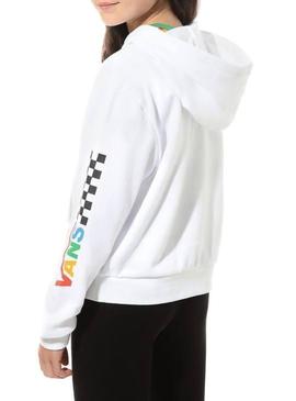 sudadera vans blanca