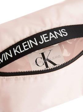 Riñonera Calvin Klein Logo Wasitpack Rosa Niña