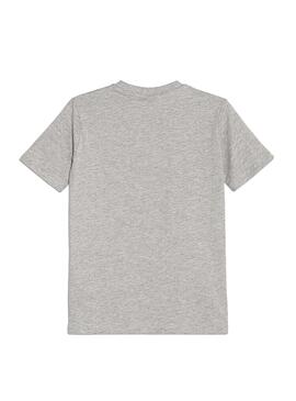 Camiseta Fila Classic Logo Gris para Niña y Niño