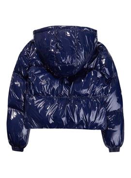 Cazadora Tommy Jeans Puff Azul Mujer