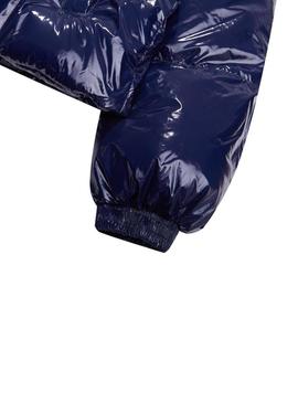 Cazadora Tommy Jeans Puff Azul Mujer