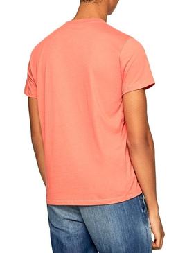 Camiseta Pepe Jeans Sampson Coral Hombre