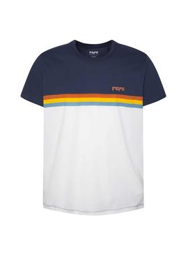 Camiseta Pepe Jeans Trey Marino Hombre