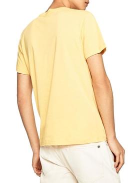 Camiseta Pepe Jeans Theo Amarillo Hombre